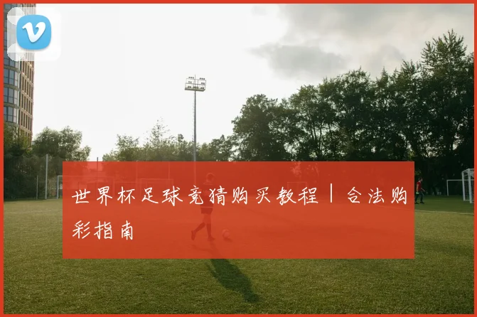 世界杯足球竞猜购买教程｜合法购彩指南